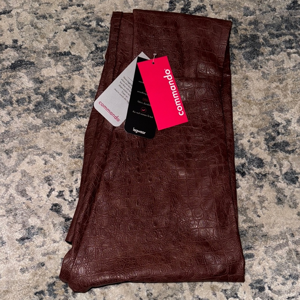 Commando Croc-Textured Leggings